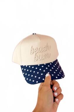 NEW KENZKUSTOMZ women's beach bum trucker hat in navy